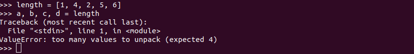 ValueError : Too Many Values To Unpack Error In Python - Avid Python
